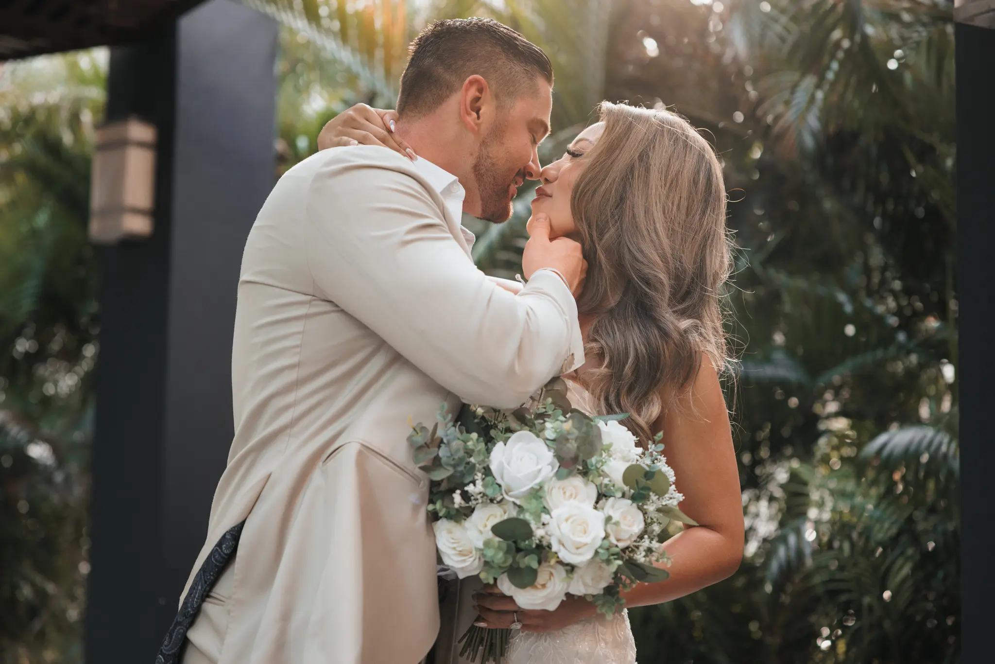 banner Lisa and Shayne wedding at Garza Blanca